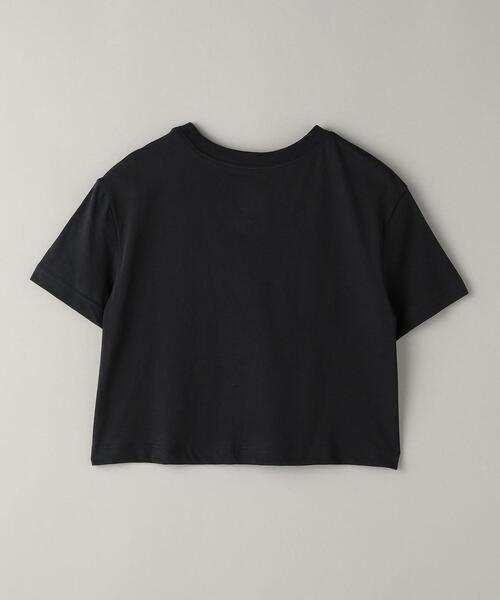 NIKE(ナイキ)の「<NIKE>ウィメンズ クロップド ロゴ Tシャツ(Tシャツ/カットソー・レディース・ホワイト/ブラック・S)」の3枚目の写真
