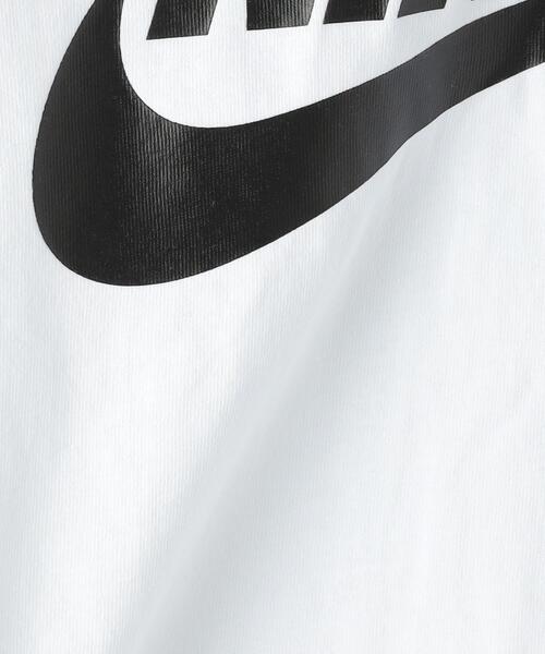 NIKE(ナイキ)の「<NIKE>ウィメンズ クロップド ロゴ Tシャツ(Tシャツ/カットソー・レディース・ホワイト/ブラック・S)」の13枚目の写真