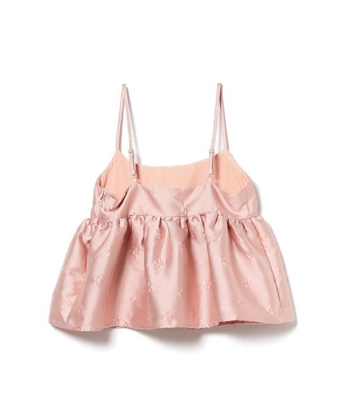 Ray BEAMS(レイビームス)の「sister jane / Tulip Jacquard Cami Tops(キャミソール・レディース・ピンク・S)」の3枚目の写真