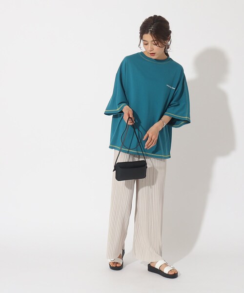 SHOO・LA・RUE（シューラルー）の「◆オープンポケット付きお財布ショルダーバッグ（財布・レディース・ブルー/ベージュ系4/ブラック/グレー・00）」の21枚目の写真