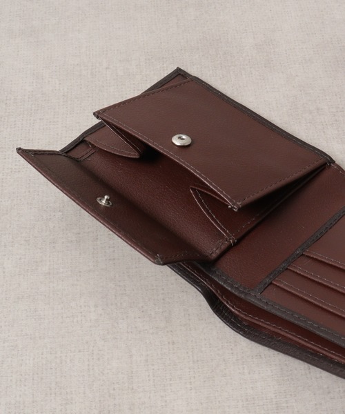 FUNALIVE（ファンアライブ）の「K SELECT レザー 牛革　本革 ショートウォレット　折財布　ブラウン（財布・メンズ・ブラウン・FREE）」の7枚目の写真