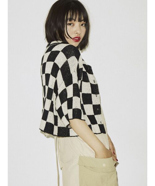 jouetie（ジュエティ）の「BIGポケットサロペット（サロペット/オーバーオール・レディース・ブラック/カーキ/アイボリー・MEDIUM）」の17枚目の写真