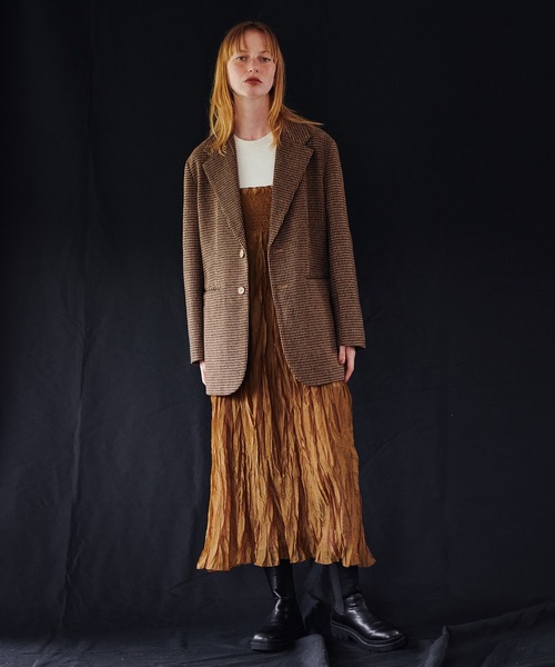 LARUTA(ラルータ)の「【LARUTA】ワッシャーシアーキャミワンピース(ワンピース・レディース・イエロー系その他/ピンクベージュ/ダークブラウン・FREE)」の17枚目の写真