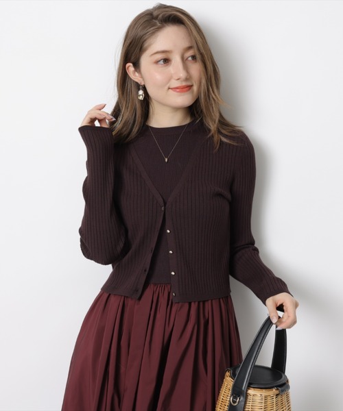 【新品】Apuweiser-riche リブニット Apuweiser-richeニット