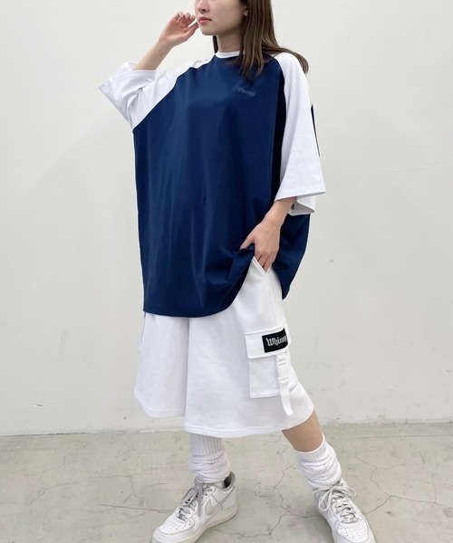 Whinny（ホワイニー）の「Whinny/脱獄Tシャツ（Tシャツ/カットソー・レディース・グレー/ネイビー/ホワイト・FREE）」の21枚目の写真