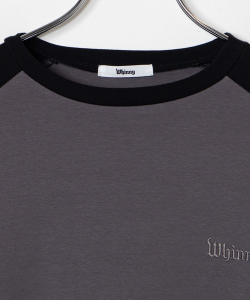 Whinny（ホワイニー）の「Whinny/脱獄Tシャツ（Tシャツ/カットソー・レディース・グレー/ネイビー/ホワイト・FREE）」の6枚目の写真