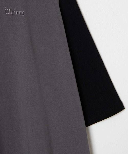 Whinny（ホワイニー）の「Whinny/脱獄Tシャツ（Tシャツ/カットソー・レディース・グレー/ネイビー/ホワイト・FREE）」の5枚目の写真