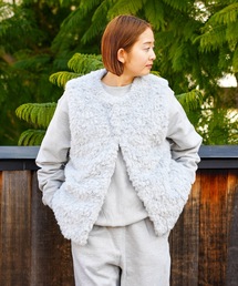 VEST/ROILA(ロイアル)春秋にヘビロテしたくなる!リラックスフィットファーベスト