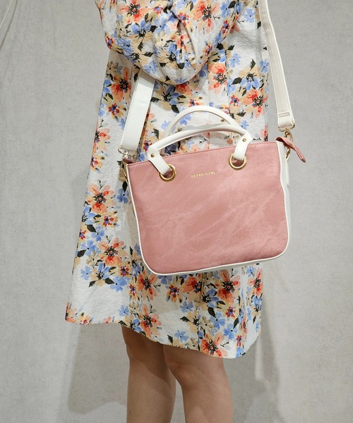 RETRO GIRL(レトロガール)の「【RETRO GIRL/レトロガール】トートバック(トートバッグ・レディース・ベージュ/ピンク/ブルー・FREE)」の8枚目の写真