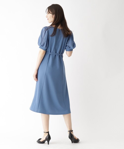 index（インデックス）の「◇バルーンスリーブAラインワンピース