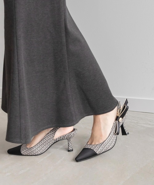 RANDA（ランダ）の「2WAY クラシカルデザインバックストラップパンプス