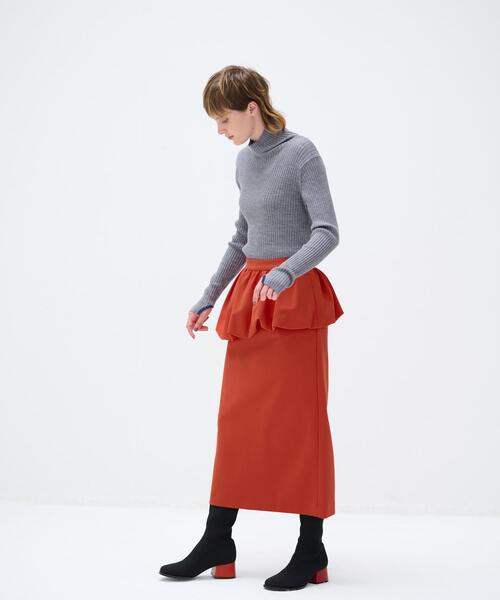 LANVIN en Bleu(ランバンオンブルー)の「カラーポイントリブタートル(ニット/セーター・レディース・ブルー/ブラック/グレー/イエロー/ブルー系その他・38)」の20枚目の写真