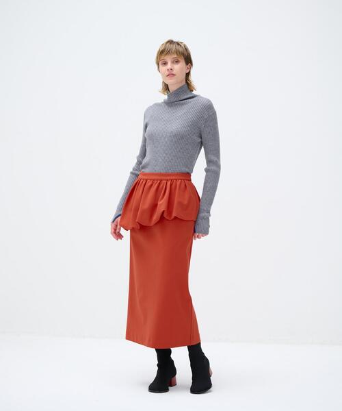 LANVIN en Bleu(ランバンオンブルー)の「カラーポイントリブタートル(ニット/セーター・レディース・ブルー/ブラック/グレー/イエロー/ブルー系その他・38)」の22枚目の写真