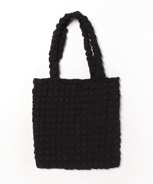 SALON de RUBAN（サロンドルヴァン）の「【SALON de RUBAN / サロン ド ルヴァン】ポップコーン トートバッグ（トートバッグ・レディース・ブラック/ブラウン/ピンク/マスタード/ブルー/ターコイズブルー/オレンジ/モカ・FREE）」の9枚目の写真