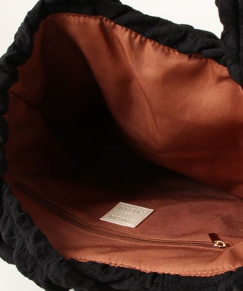 SALON de RUBAN（サロンドルヴァン）の「【SALON de RUBAN / サロン ド ルヴァン】ポップコーン トートバッグ（トートバッグ・レディース・ブラック/ブラウン/ピンク/マスタード/ブルー/ターコイズブルー/オレンジ/モカ・FREE）」の11枚目の写真