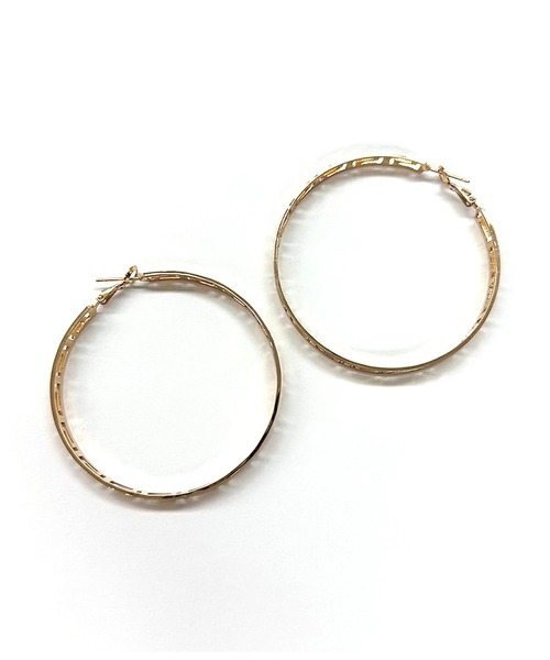 LATINA(ラティーナ)の「ジオメトリックフープピアス(ピアス(両耳用)・レディース・シルバー/ゴールド・FREE)」の11枚目の写真