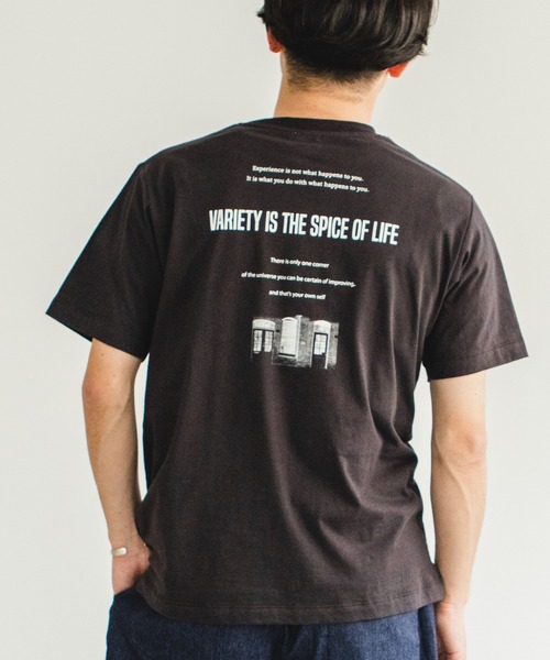 pairmanon(ペアマノン)の「【プレミアムコットン100】【かぞくおそろい】【大人ユニセックス】プリント半袖Tシャツ(Tシャツ/カットソー・レディース・イエロー系その他/ベージュ系その他4/ブラック系その他4/ベージュ系その他5/モカ/ブラウン系その他4/グリーン系その他4/ブラック系その他/グリーン系その他3/ブラック系その他3/ブラック系その他5/パープル系その他2/ブラック系その他6/ホワイト系その他/ベージュ系その他6・S/M/L)」の3枚目の写真