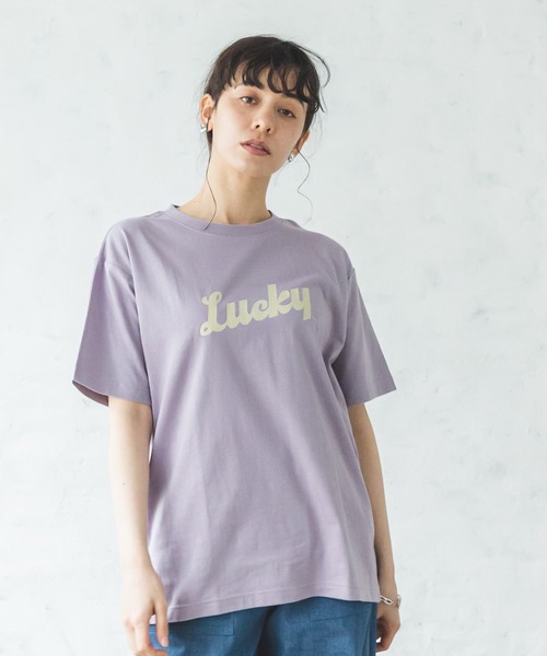 pairmanon(ペアマノン)の「【プレミアムコットン100】【かぞくおそろい】【大人ユニセックス】プリント半袖Tシャツ(Tシャツ/カットソー・レディース・イエロー系その他/ベージュ系その他4/ブラック系その他4/ベージュ系その他5/モカ/ブラウン系その他4/グリーン系その他4/ブラック系その他/グリーン系その他3/ブラック系その他3/ブラック系その他5/パープル系その他2/ブラック系その他6/ホワイト系その他/ベージュ系その他6・S/M/L)」の14枚目の写真
