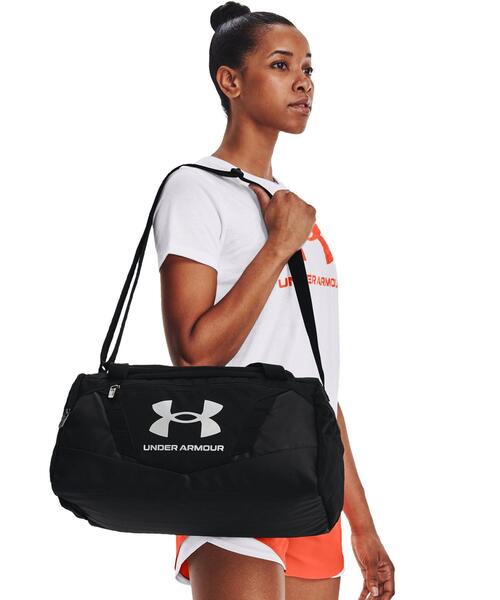 UNDER ARMOUR(アンダーアーマー)の「UAアンディナイアブル5.0 ダッフルバッグ XSサイズ(トレーニング/メンズ/レディース)(ボストンバッグ・レディース・ブラック・ONESIZE)」の3枚目の写真