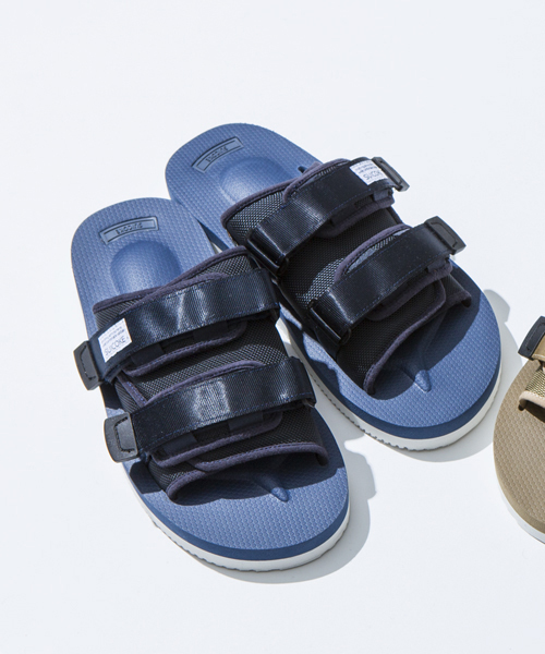 suicoke（スイコック）の「AMERICAN RAG CIE × SUICOKE バリスティック ストラップサンダル（サンダル・メンズ・チャコールグレー/ベージュ/ネイビー・7/8/10/9）」の3枚目の写真