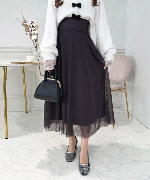 セール】【セットアップ可能】チュールスカート【ZOZOTOWN限定アイテム