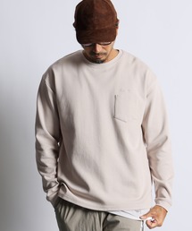 PIGMENT-DYE PONTE L/SL TEE：ピグメント加工 ポンチ素材 ロンT