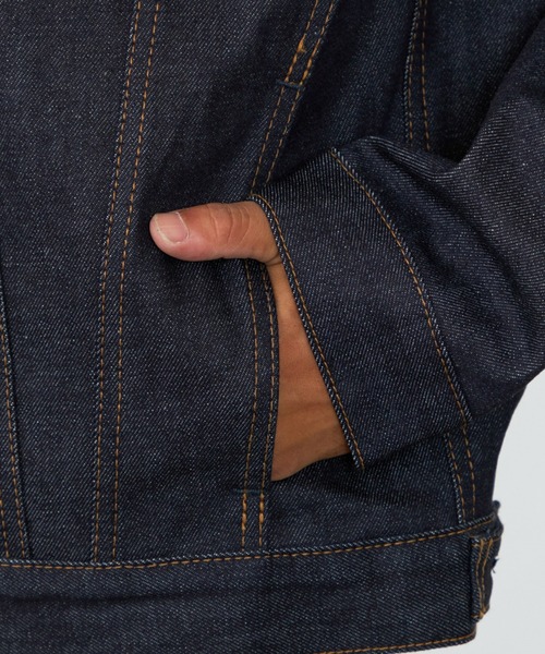 EDWIN（エドウィン）の「EDWIN エドウィン 505ZXX リジッド デニムジャケット Gジャン セットアップ セルビッジ（デニムジャケット・メンズ・インディゴブルー/ノンウォッシュ・X-LARGE/MEDIUM/LARGE/SMALL）」の17枚目の写真