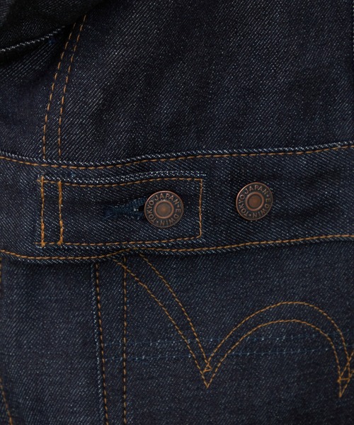 EDWIN（エドウィン）の「EDWIN エドウィン 505ZXX リジッド デニムジャケット Gジャン セットアップ セルビッジ（デニムジャケット・メンズ・インディゴブルー/ノンウォッシュ・X-LARGE/MEDIUM/LARGE/SMALL）」の18枚目の写真