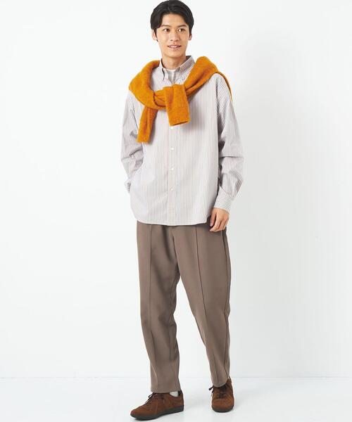 green label relaxing（グリーンレーベルリラクシング）の「TOWN ダブルクロス イージーパンツ -ストレッチ-（その他パンツ・メンズ・モカ/ブラック/ライトグレー・S/M/L/XL）」の4枚目の写真
