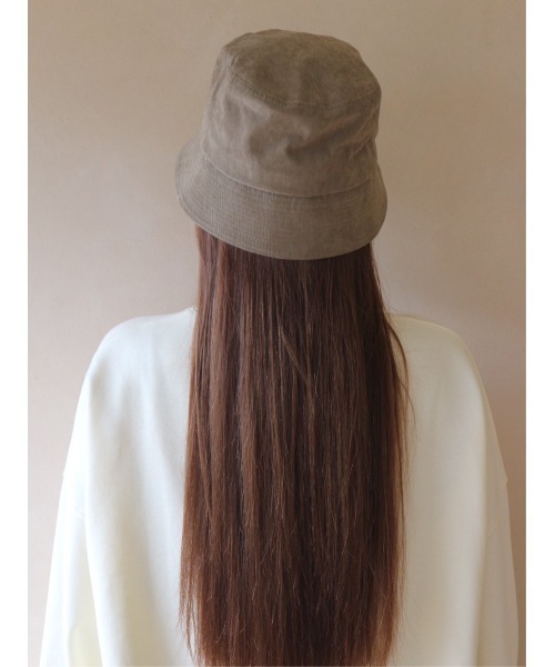 TRUNC（トランクエイティーエイト）の「Eco Suede Bucket Hat（ハット・レディース・ブラック/グレイッシュベージュ・FREE）」の10枚目の写真