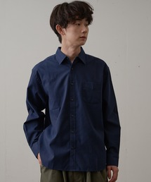 【BLUE STANDARD/ブルースタンダード】イージーケア 形態安定 速乾 ラクケア オックス レギュラーカラー リラックスフィット シャツ