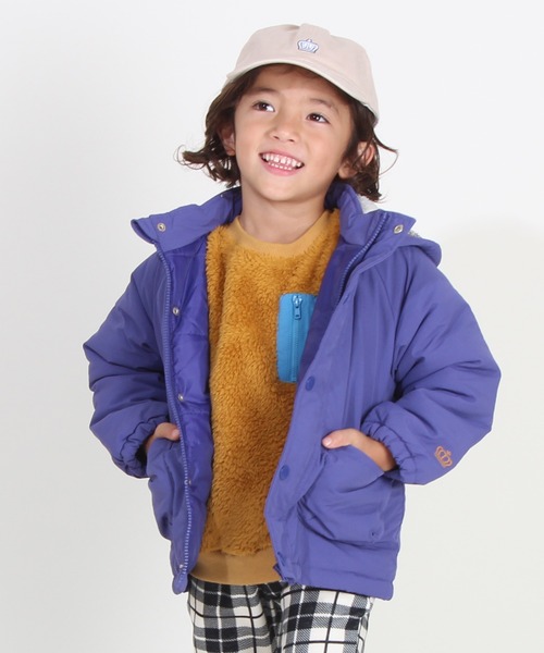 BABYDOLL（ベビードール）の「通販限定 2WAY マウンテン 中綿 アウター 8671K（ダウンジャケット/コート・キッズ・その他2/ブラック/ベージュ/グリーン/スカイブルー系1/その他3/ネイビー/ベビーピンク/その他4・110cm/120cm/130cm/140cm/100cm/150cm/90cm）」の5枚目の写真