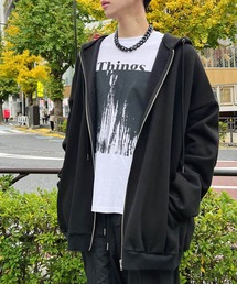 Figments（フィグメンツ）の「裏起毛ビッグZIPパーカー（パーカー・メンズ）」