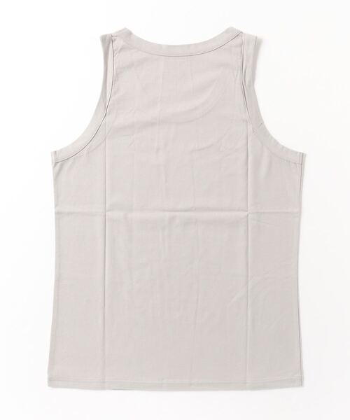 WEWILL（ウィーウィル）の「WEWILL / ウィーウィル：FOUNDATION TANKTOP：W-012-8013[COR]（タンクトップ・メンズ・ホワイト/ライトグレー/チャコールグレー・2/3）」の4枚目の写真