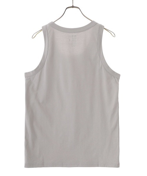 WEWILL（ウィーウィル）の「WEWILL / ウィーウィル：FOUNDATION TANKTOP：W-012-8013[COR]（タンクトップ・メンズ・ホワイト/ライトグレー/チャコールグレー・2/3）」の7枚目の写真
