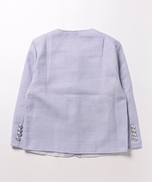 titty＆Co. PETIT（ティティアンドコープティ）の「【titty&Co.PETIT 】ツイードノーカラージャケット（その他アウター・レディース・パープル/オレンジ・FREE）」の16枚目の写真