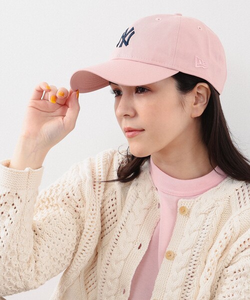 NEW ERA(ニューエラ)の「NEW ERA × BEAMS BOY / 別注 930 ニューヨークヤンキース キャップ 24SS(キャップ・レディース・ネイビー/ピンク/チャコールグレー/クリーム・ONE SIZE)」の6枚目の写真