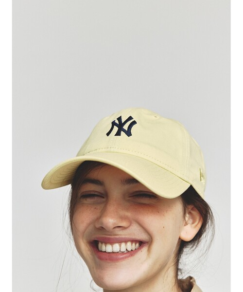 NEW ERA(ニューエラ)の「NEW ERA × BEAMS BOY / 別注 930 ニューヨークヤンキース キャップ 24SS(キャップ・レディース・ネイビー/ピンク/チャコールグレー/クリーム・ONE SIZE)」の8枚目の写真