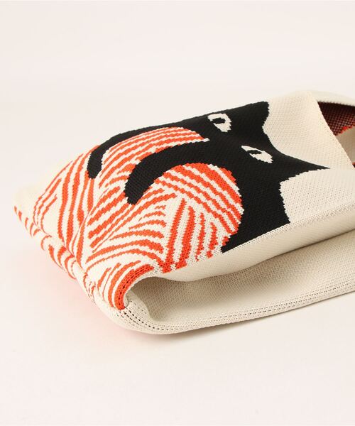 LA VORAGINE（ラ ヴォラジネ）の「バイカラーニットトートバッグ クラッチバッグ ハンドバッグ（ハンドバッグ・レディース・I/F/A/C/D/E/G/H/B・FREE）」の11枚目の写真