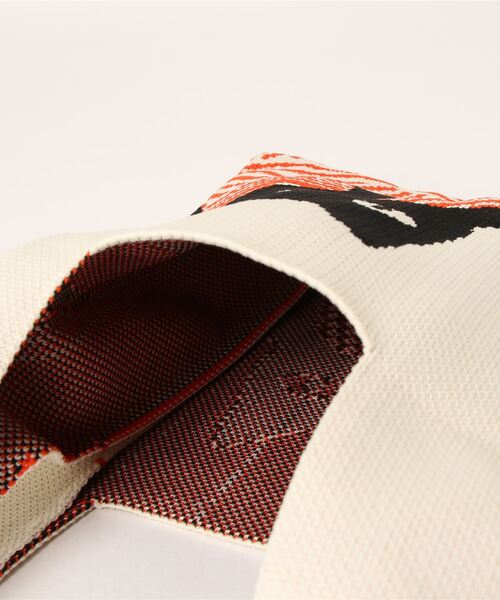 LA VORAGINE（ラ ヴォラジネ）の「バイカラーニットトートバッグ クラッチバッグ ハンドバッグ（ハンドバッグ・レディース・I/F/A/C/D/E/G/H/B・FREE）」の12枚目の写真