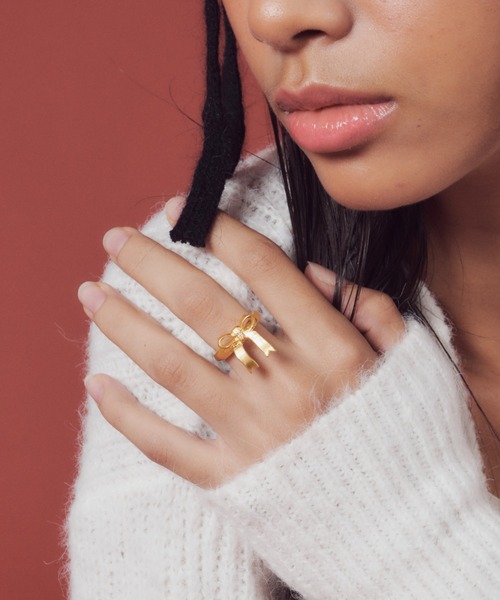 whim（ウィム）の「オリジナルリボンリング（リング・レディース・ゴールド/シルバー・#13/#9）」の13枚目の写真