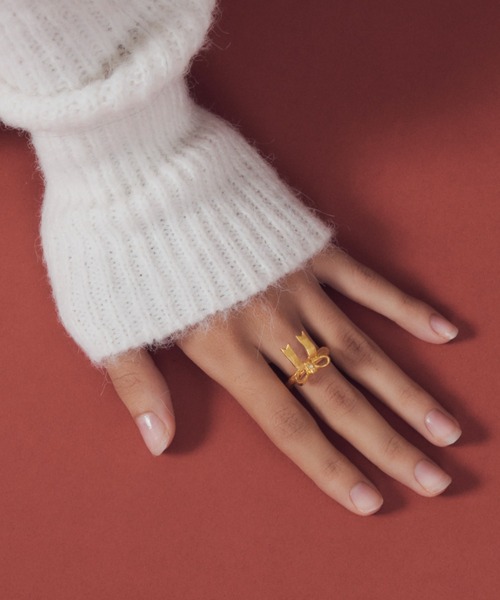 whim（ウィム）の「オリジナルリボンリング（リング・レディース・ゴールド/シルバー・#13/#9）」の14枚目の写真