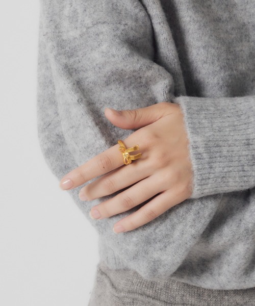 whim（ウィム）の「オリジナルリボンリング（リング・レディース・ゴールド/シルバー・#13/#9）」の16枚目の写真