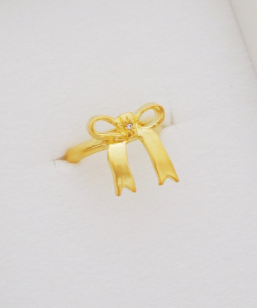 whim（ウィム）の「オリジナルリボンリング（リング・レディース・ゴールド/シルバー・#13/#9）」の6枚目の写真