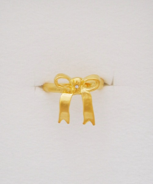 whim（ウィム）の「オリジナルリボンリング（リング・レディース・ゴールド/シルバー・#13/#9）」の7枚目の写真