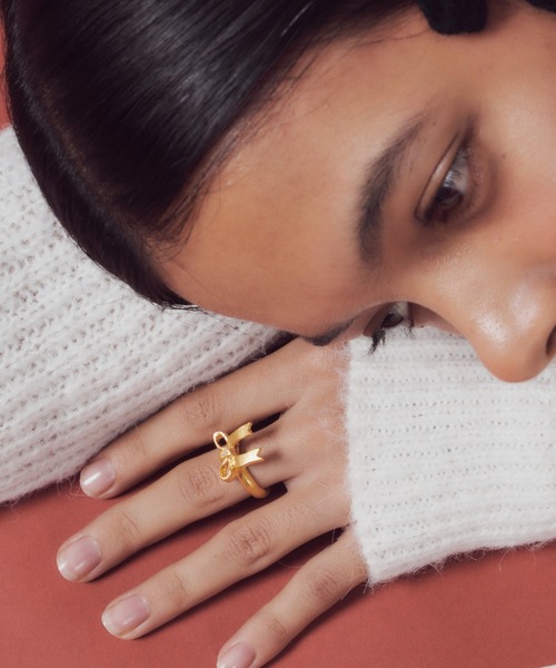 whim（ウィム）の「オリジナルリボンリング（リング・レディース・ゴールド/シルバー・#13/#9）」の17枚目の写真