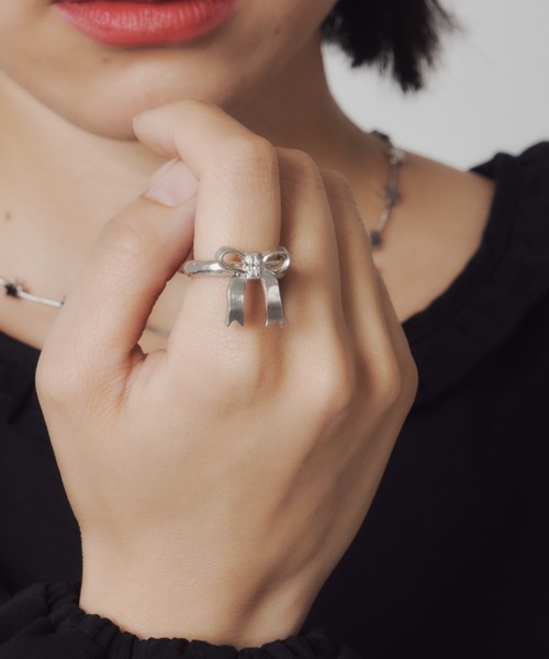 whim（ウィム）の「オリジナルリボンリング（リング・レディース・ゴールド/シルバー・#13/#9）」の18枚目の写真