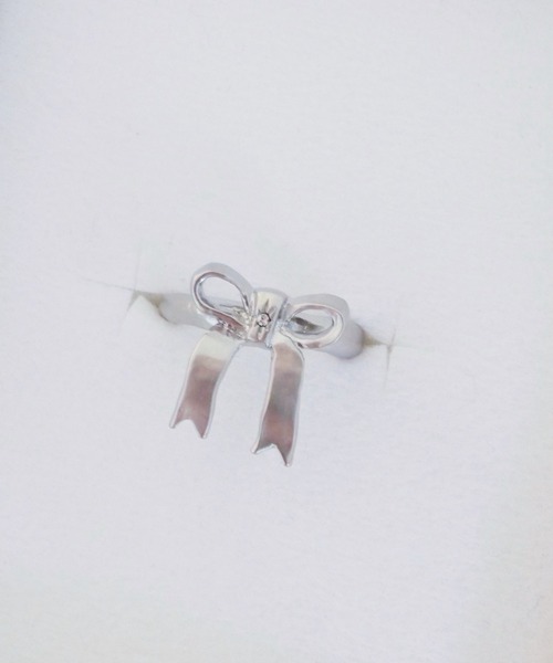 whim（ウィム）の「オリジナルリボンリング（リング・レディース・ゴールド/シルバー・#13/#9）」の3枚目の写真