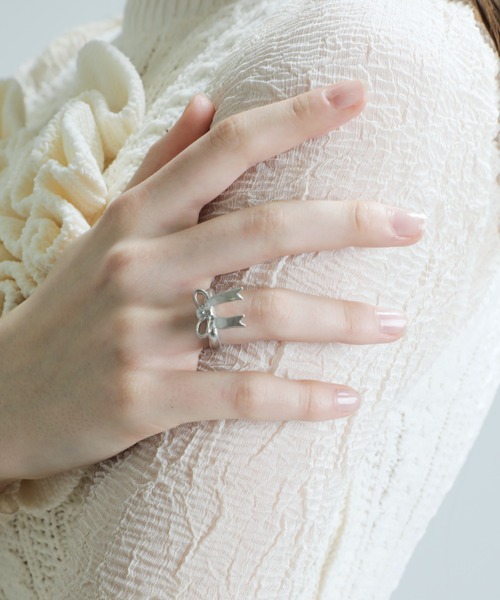 whim（ウィム）の「オリジナルリボンリング（リング・レディース・ゴールド/シルバー・#13/#9）」の22枚目の写真