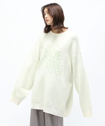 Anui | 【UNISEX】フレームBIGロゴニット(ニット/セーター)